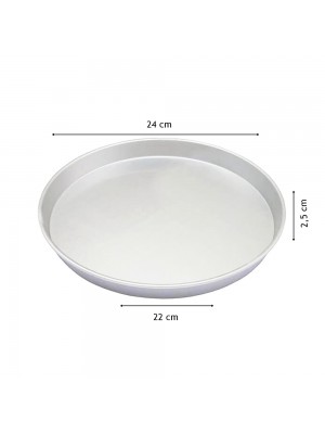 24 cm Yuvarlak Kullan At Tepsi